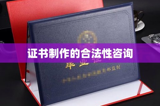 凌海证书制作的合法性咨询
