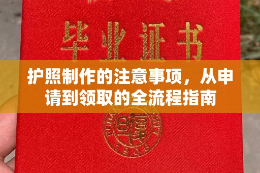 凌海护照制作的注意事项，从申请到领取的全流程指南