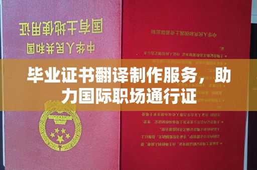 凌海毕业证书翻译制作服务，助力国际职场通行证