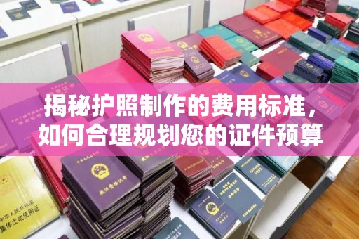 凌海揭秘护照制作的费用标准，如何合理规划您的证件预算