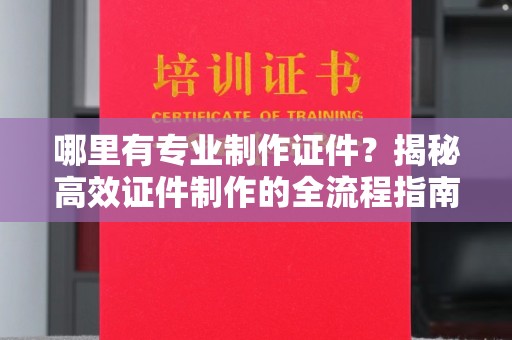 凌海哪里有专业制作证件？揭秘高效证件制作的全流程指南