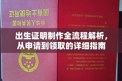 凌海出生证明制作全流程解析，从申请到领取的详细指南